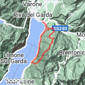Mapa Torbole - Doss Casina Loop